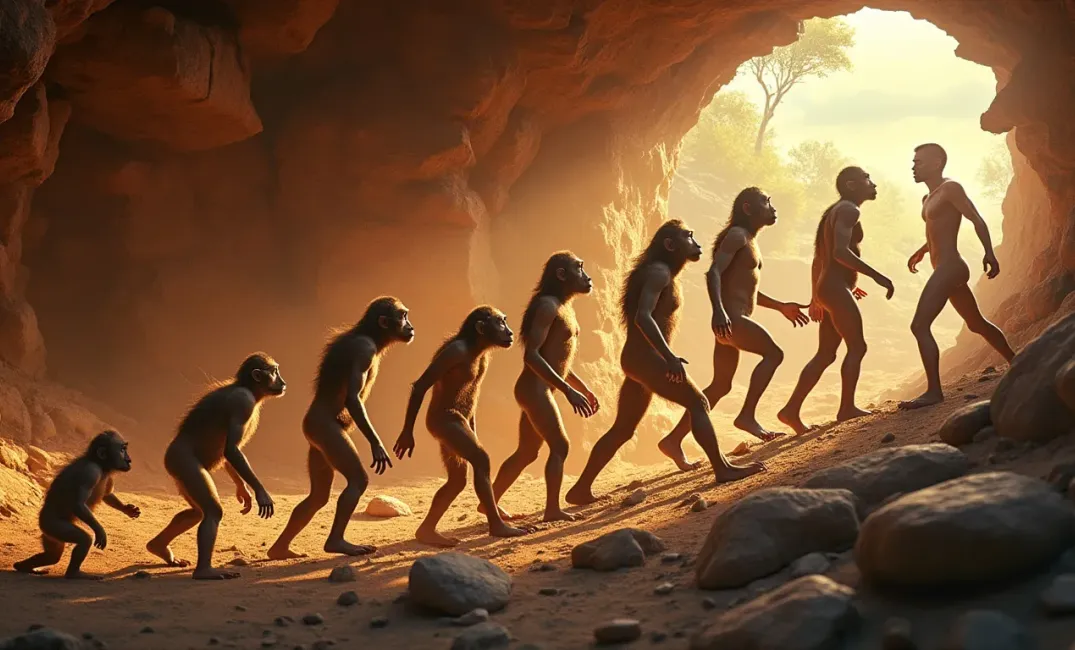 Day 103: The Journey of Human Evolution: From Ancestral Footprints to Modernity